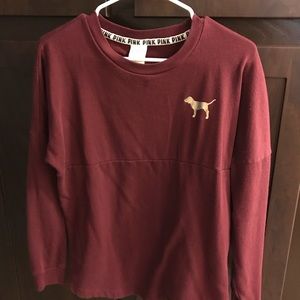 PINK Maroon Sweater